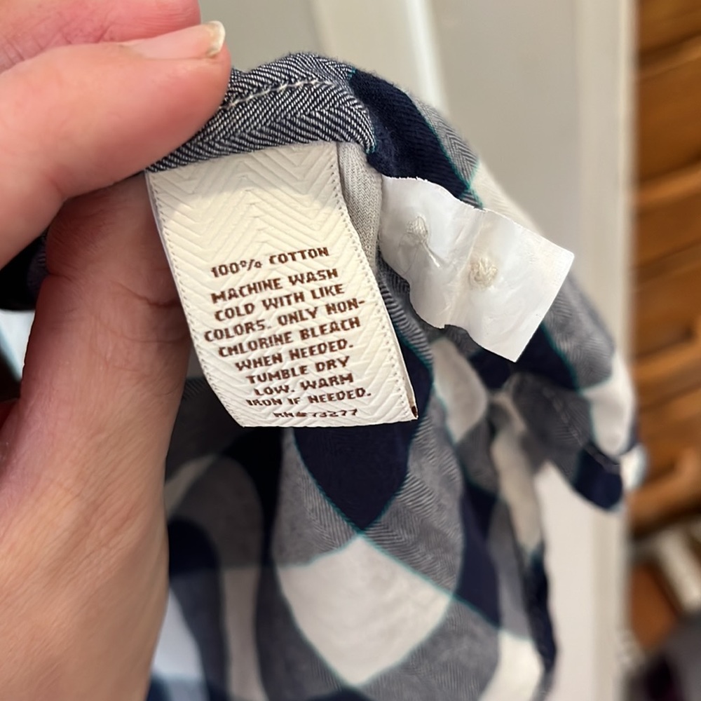Blue plaid shirt - Picture 5 of 5